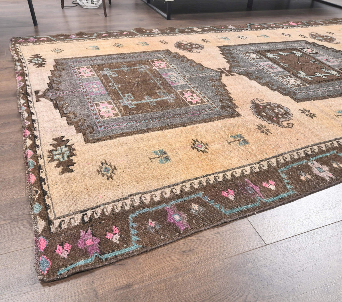 Oushak Vintage Large Area Rug