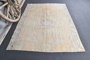 1960'lardan Anadolu kökenli oryantal desenli el dokuma vintage halı, 176x230 cm