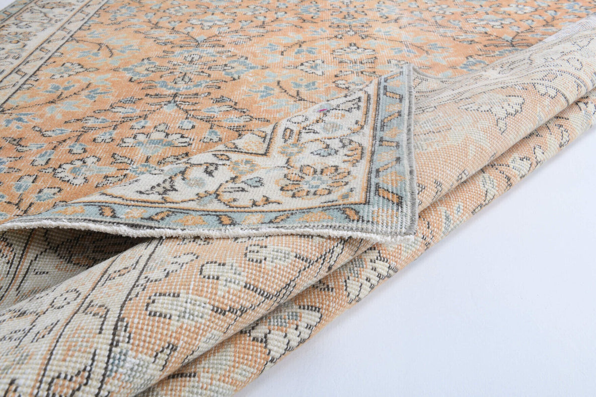 Vintage Turkish Area Hereke Rug