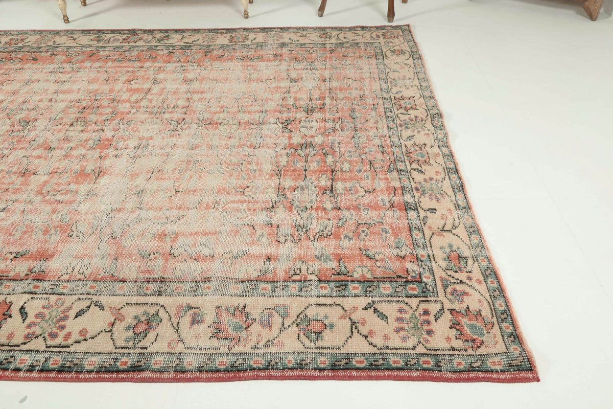 Tek parça el dokuma vintage halı 220x294 cm (6,47 m²) – Pera Halı
