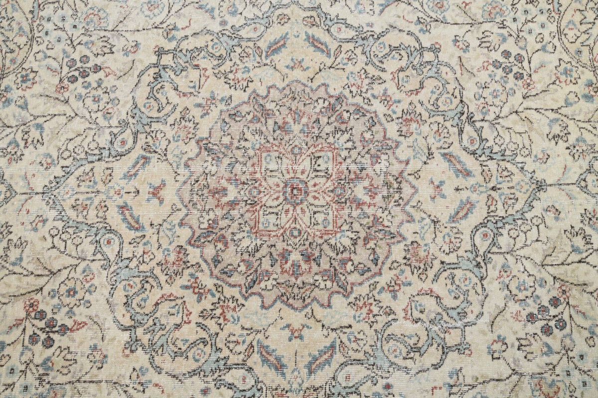 Tek parça el dokuma vintage halı 215x320 cm (6,88 m²) – Pera Halı
