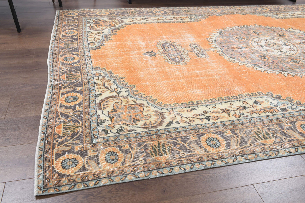 Tek parça el dokuma vintage halı 203x332 cm (6,74 m²) – Pera Halı