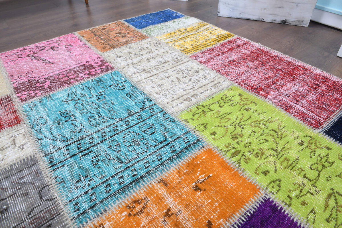 Vintage Patchwork Large Area Rug