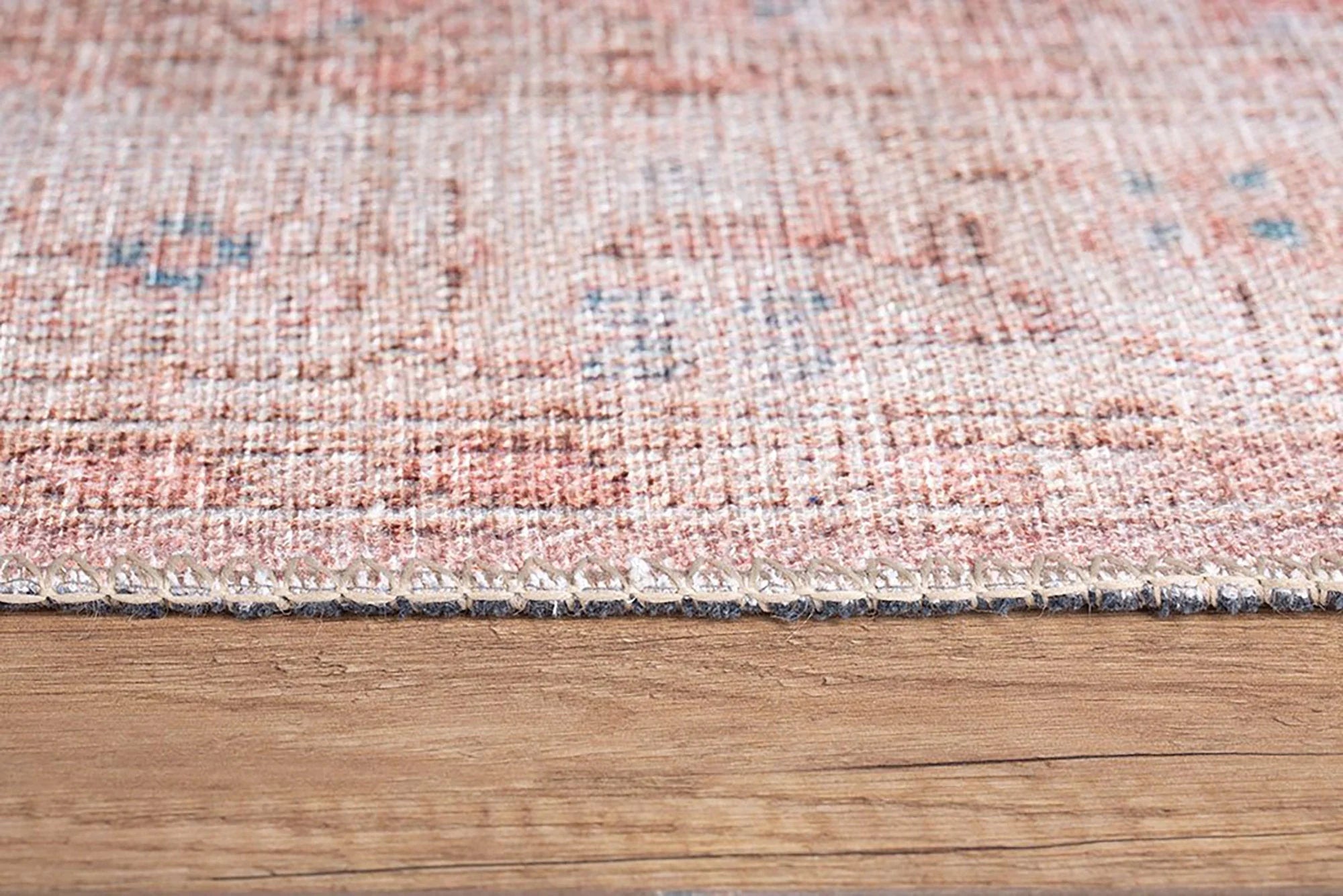 Gray Geometric Patterned Vintage Carpet - CLEARANCE - AL185OU