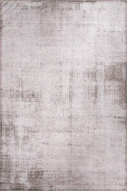 Gümüş Gri ve Vizon Tamamen Eskitme Vintage Halı