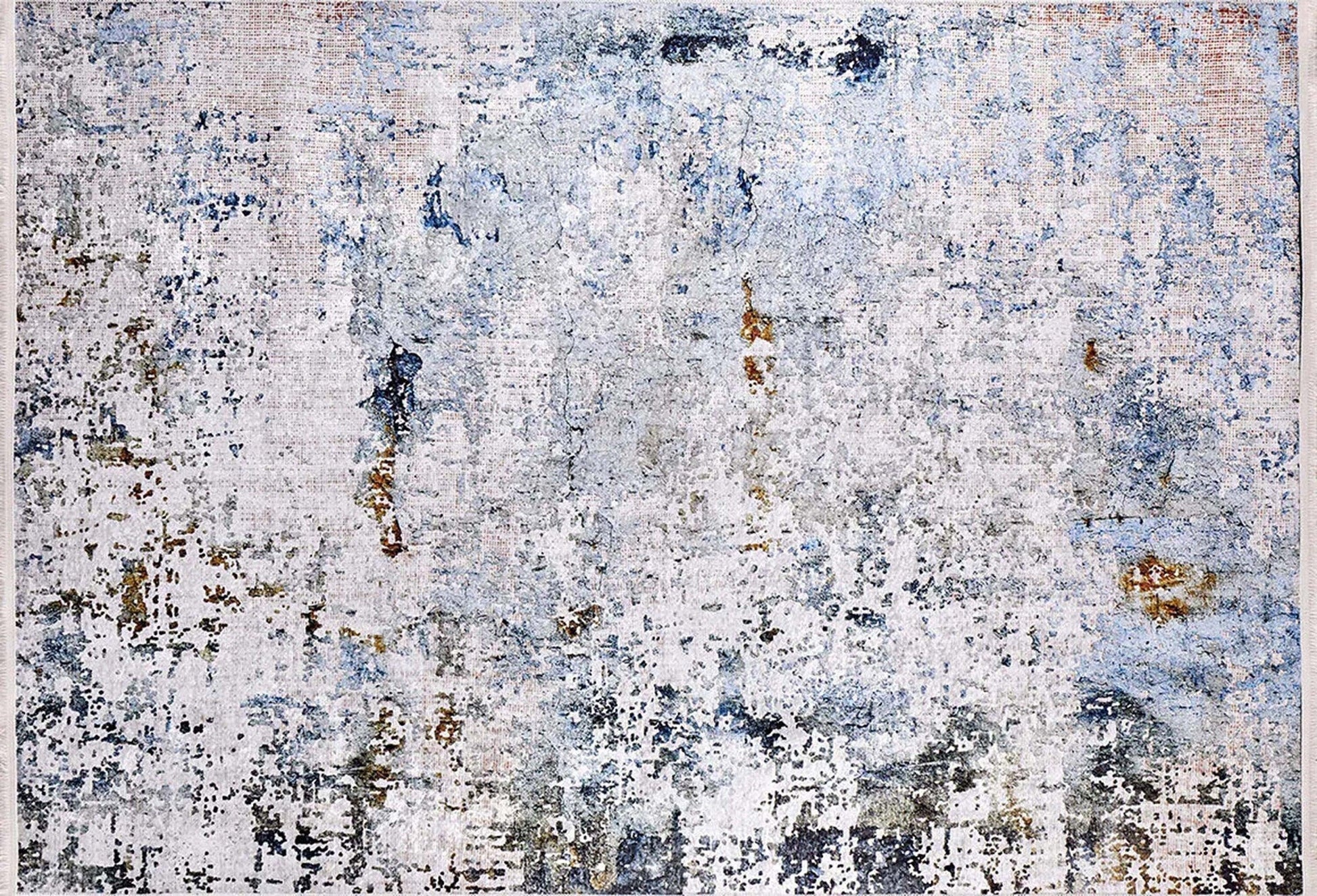 Abstract Desenli Gri Renkli Modern Halı-Pera Halı