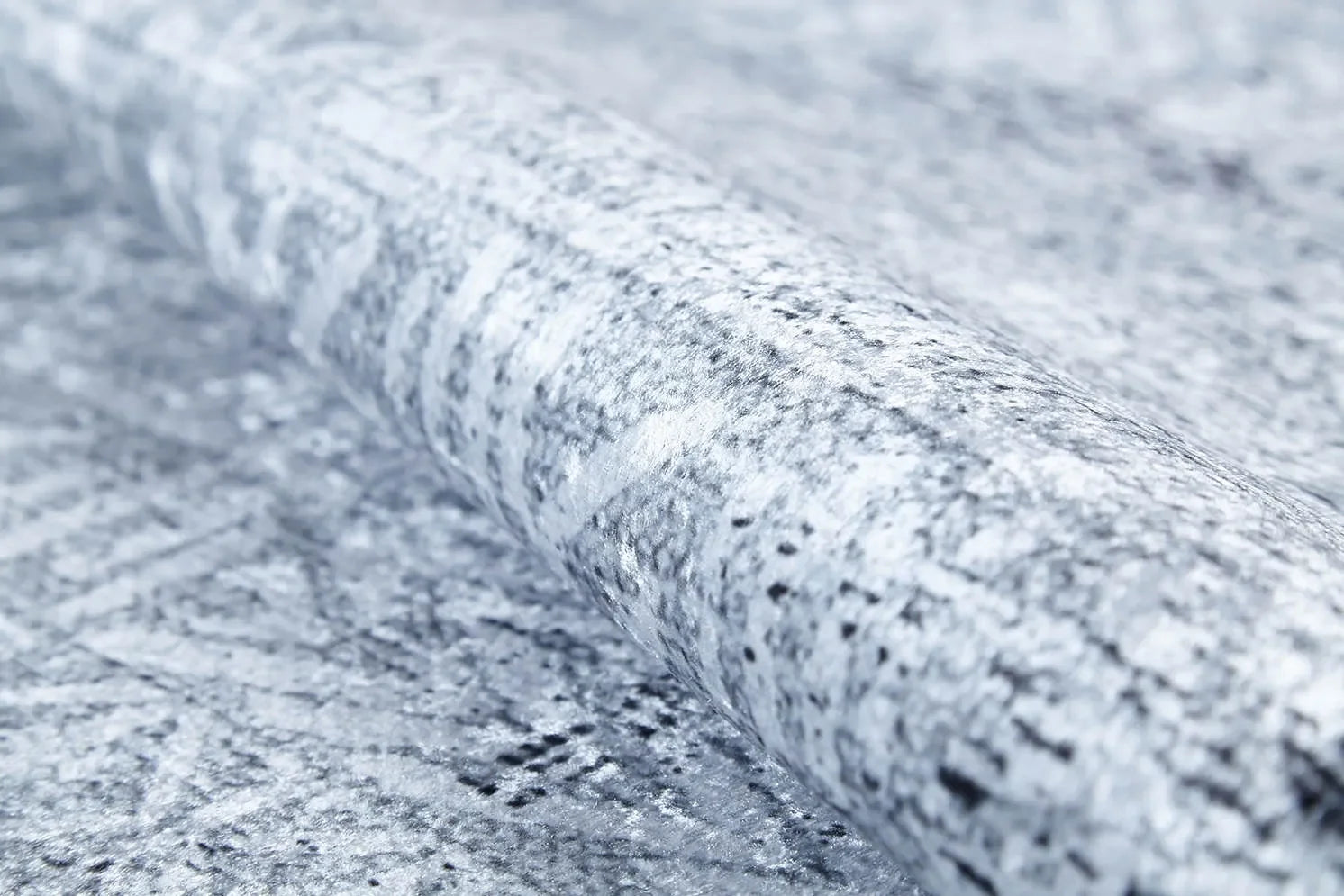 Açık Gri Etnik Geometrik Desenli Halı-Pera Halı