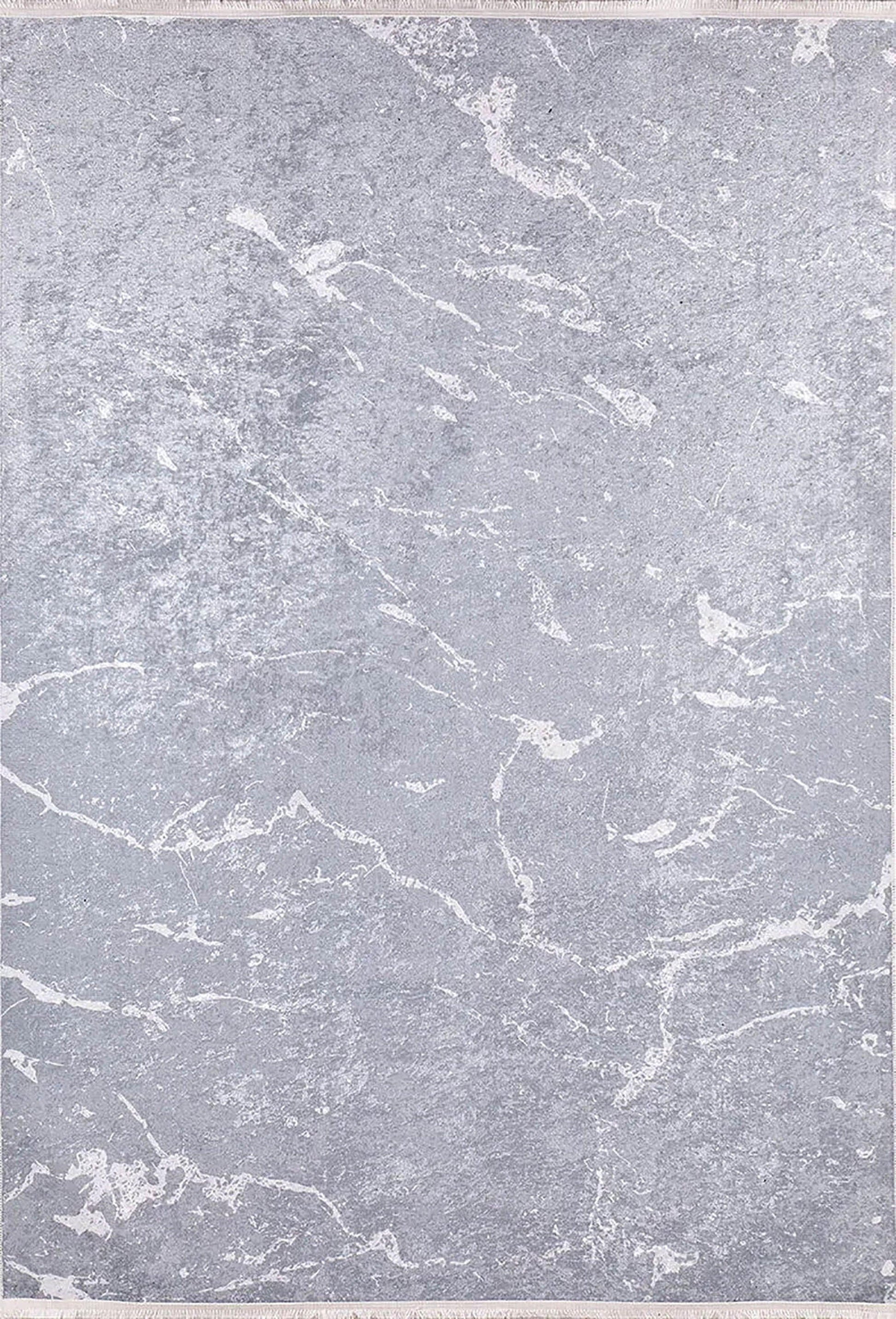 Açık Gri Mermer Desenli Halı-Pera Halı