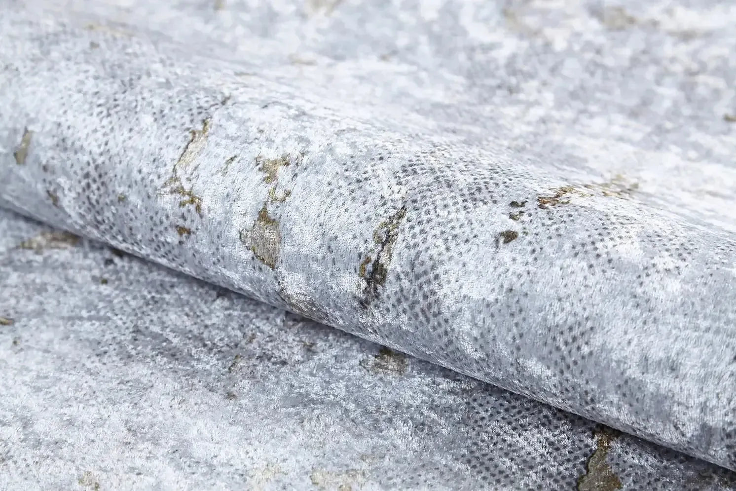 Açık Gri ve Bej Modern Yıkanabilir Halı-Pera Halı