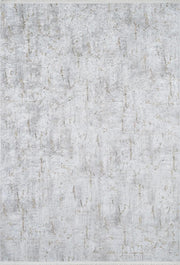 Açık Gri ve Bej Modern Yıkanabilir Halı-Pera Halı