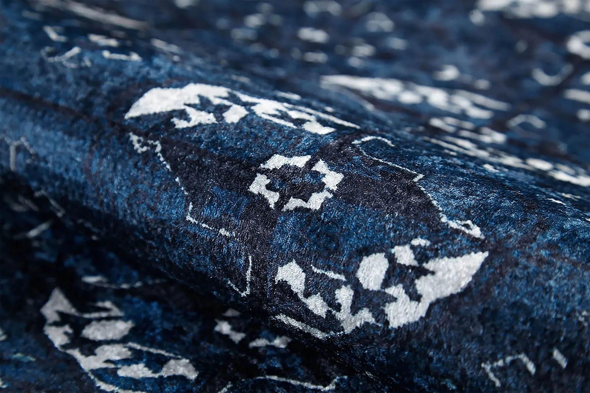 Afgan Lacivert Halı-Pera Halı