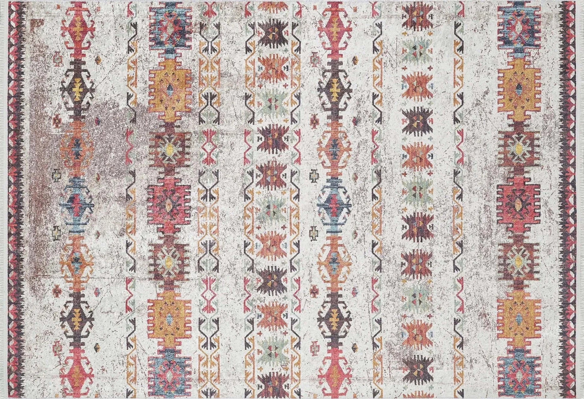 Antik Desenli Bej Anadolu Halı-Pera Halı