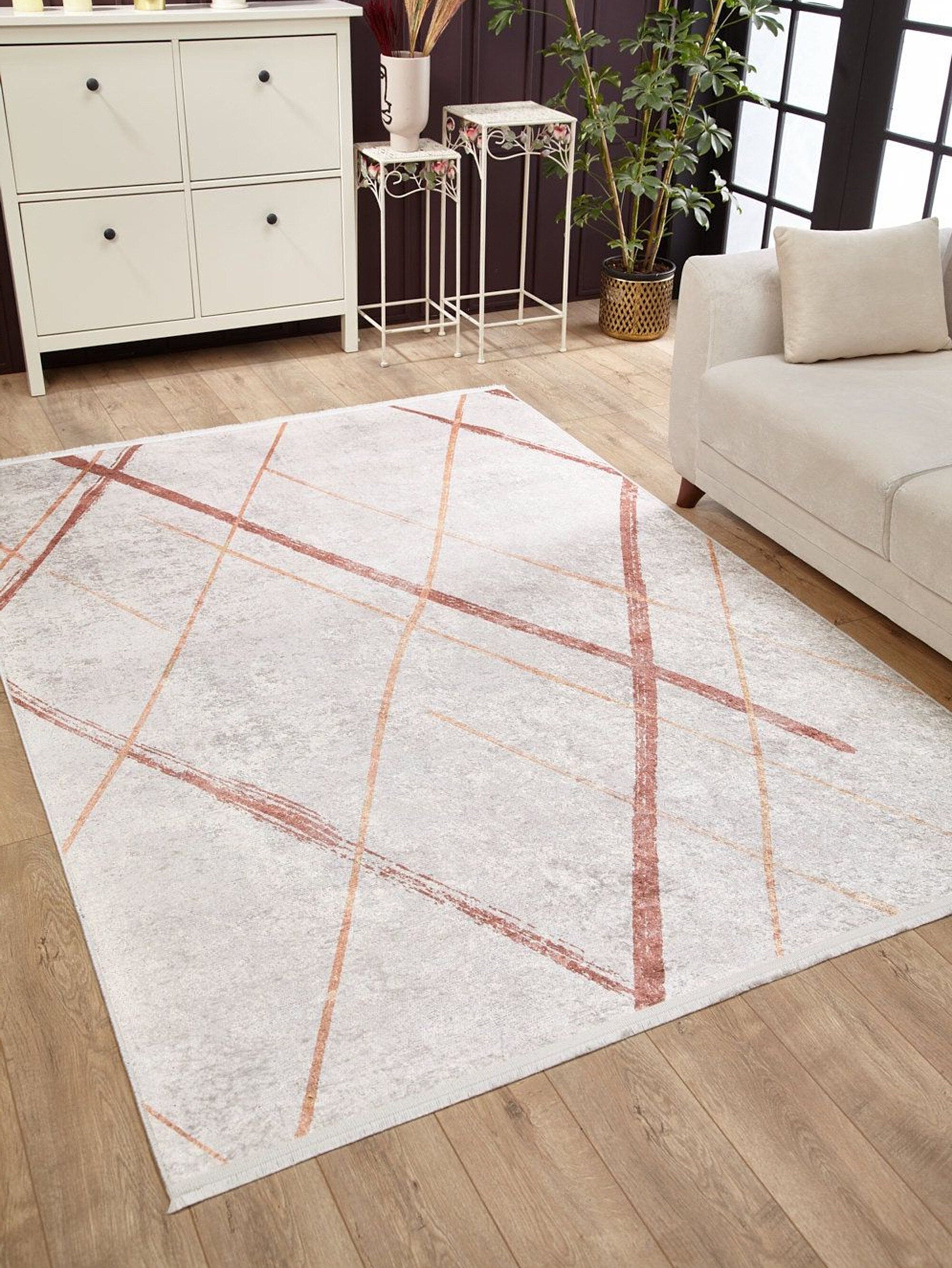 Beyaz Fas Tarzı Kilim Halı - Pera Halı