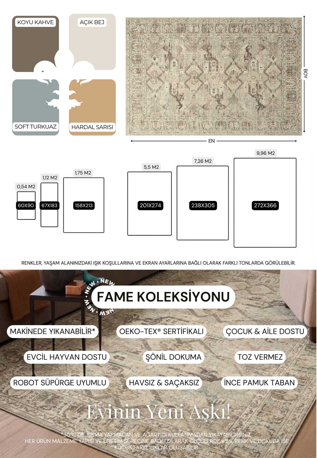 Plain Beige and Coffee Tones Wicker Textured Carpet