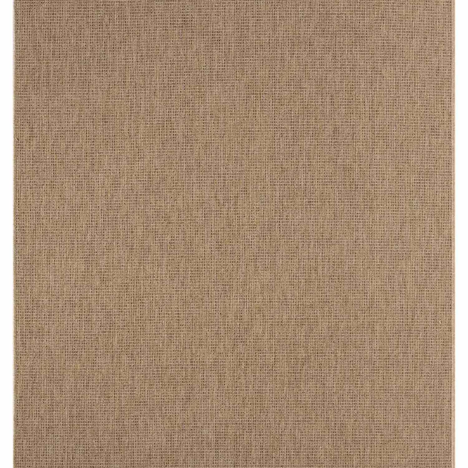 Düz Bej Kahve Hasır Modern Halı