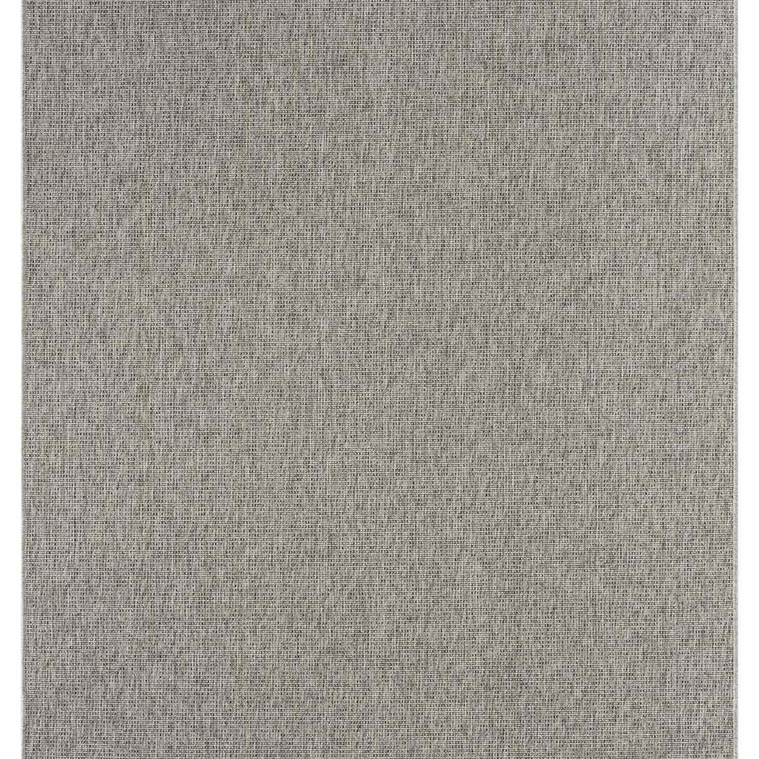 Gri Dokuma Görünümlü Modern Halı