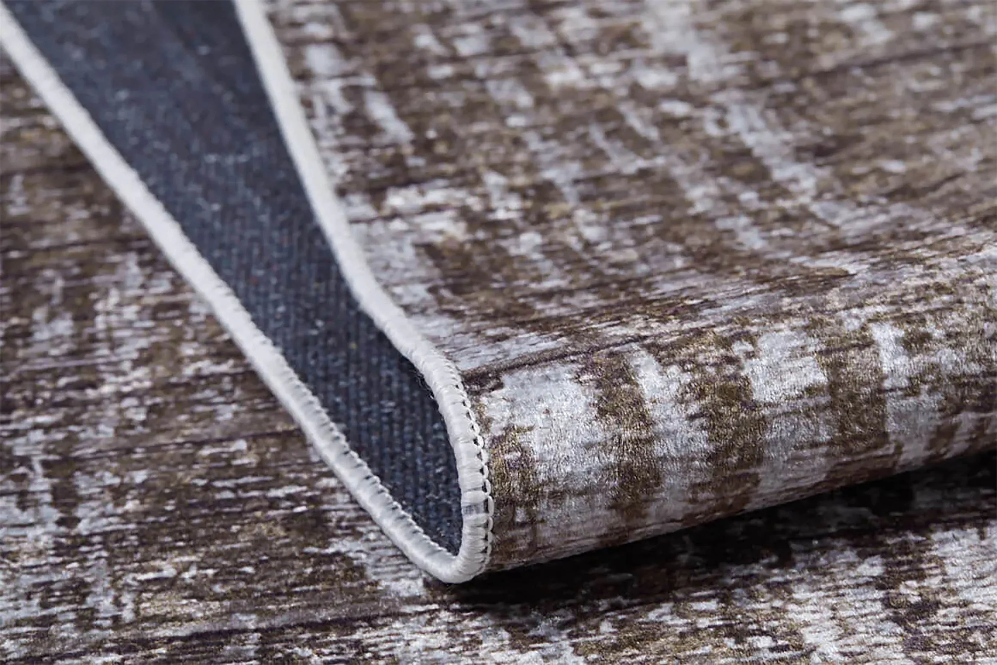 Badem Kahverengi Modern Halı-Pera Halı