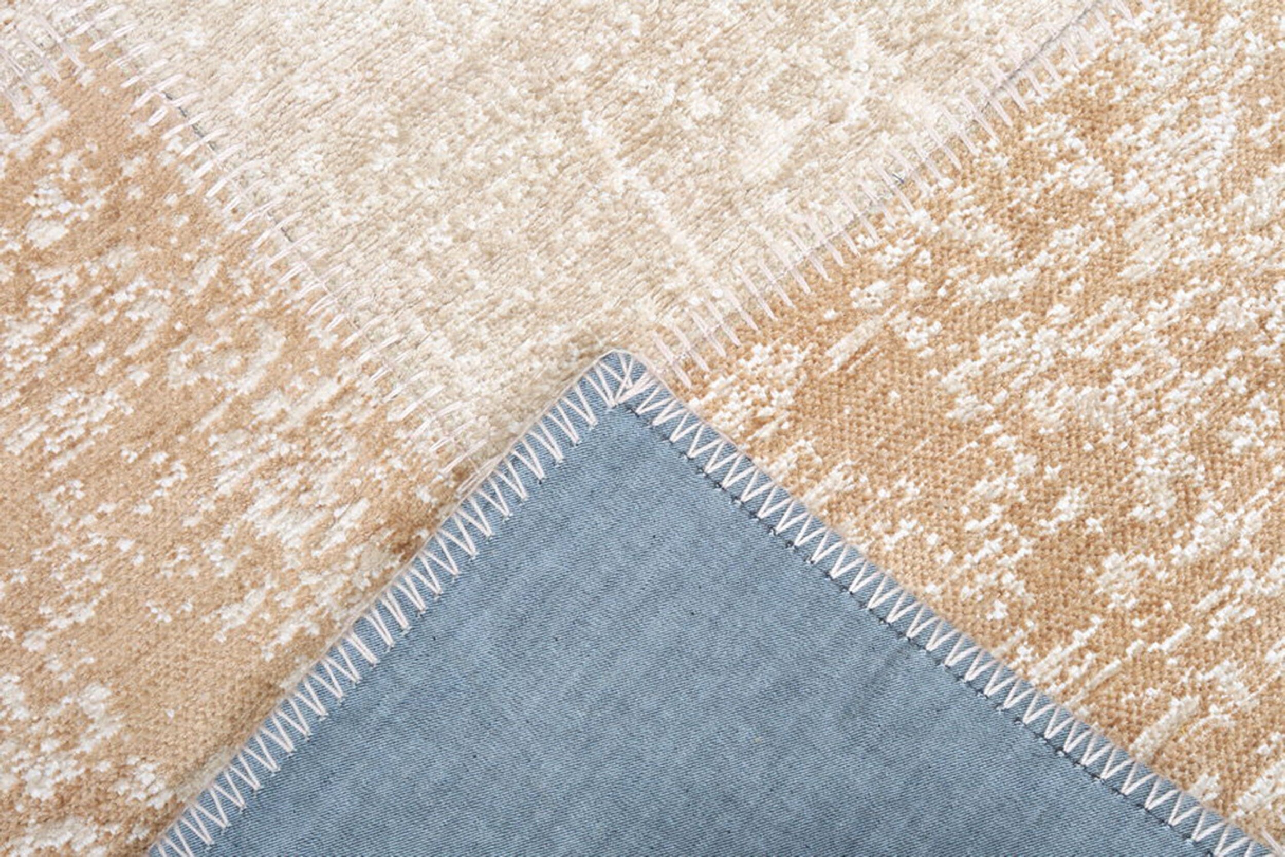 Eskitme Patchwork Bej Halı - Pera Halı