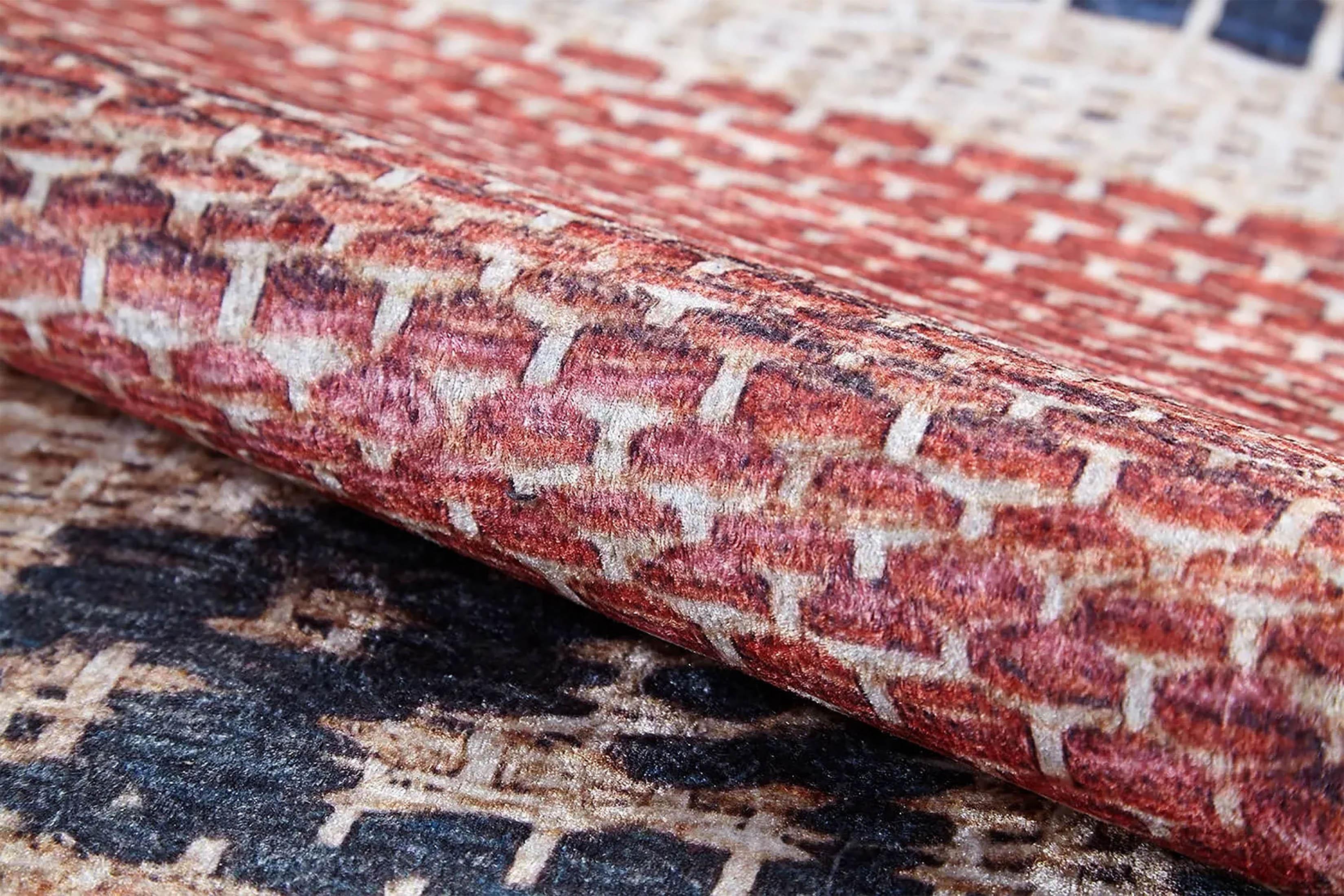 Bej Açık Turuncu Kilim Halı-Pera Halı