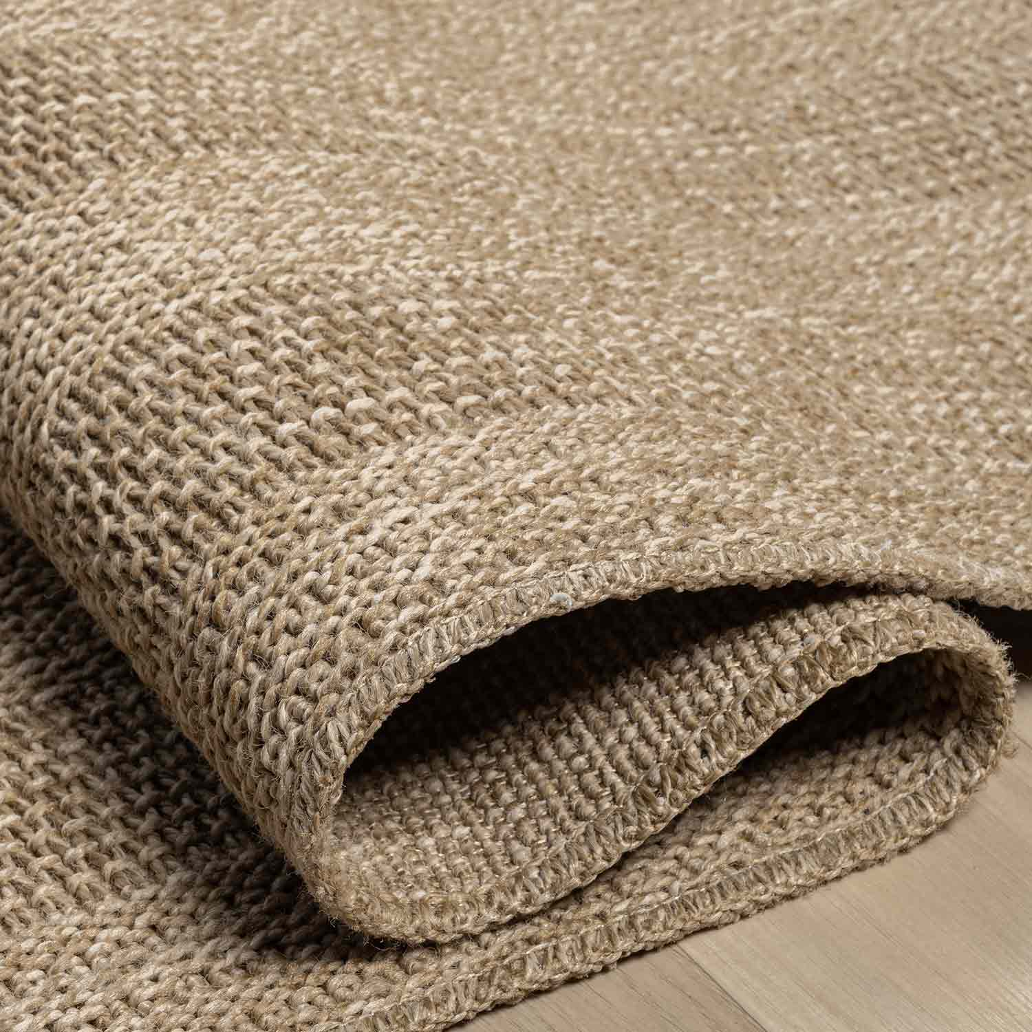 Bej Dikdörtgen Desenli Modern Halı-Pera Halı