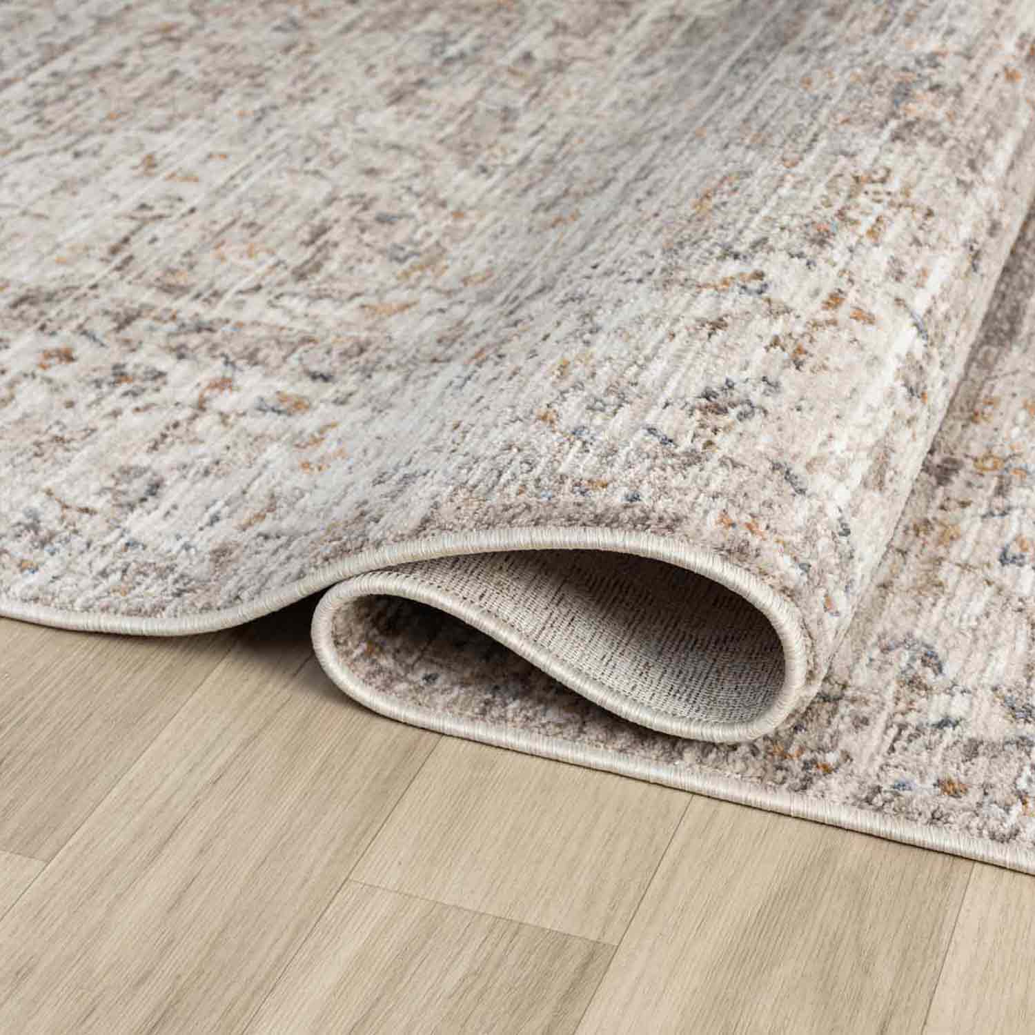 Bej Gri Ton Sür Ton Klasik Medallion Halı-Pera Halı