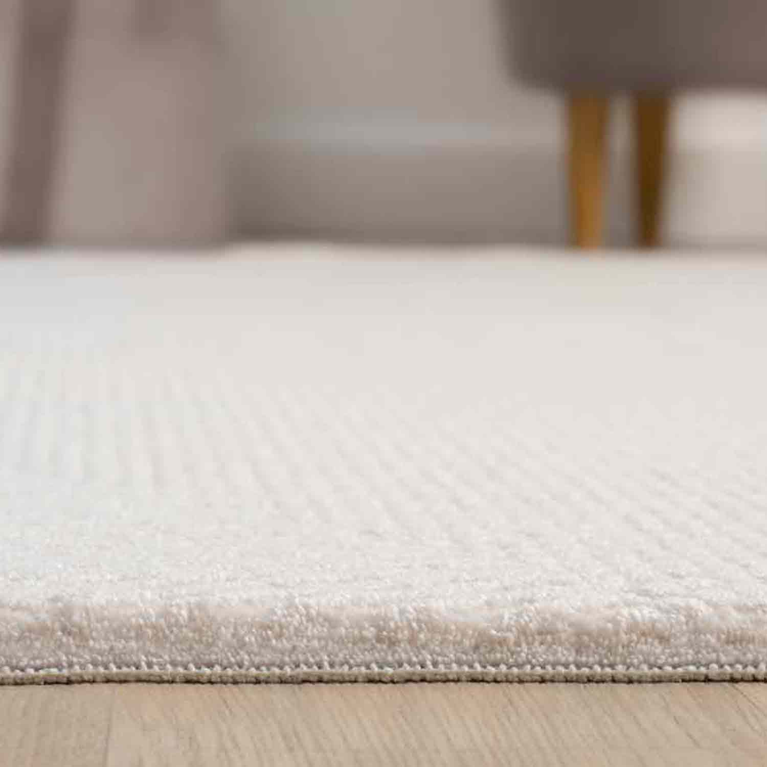 Bej Kabartmalı Soyut Modern Halı-Pera Halı