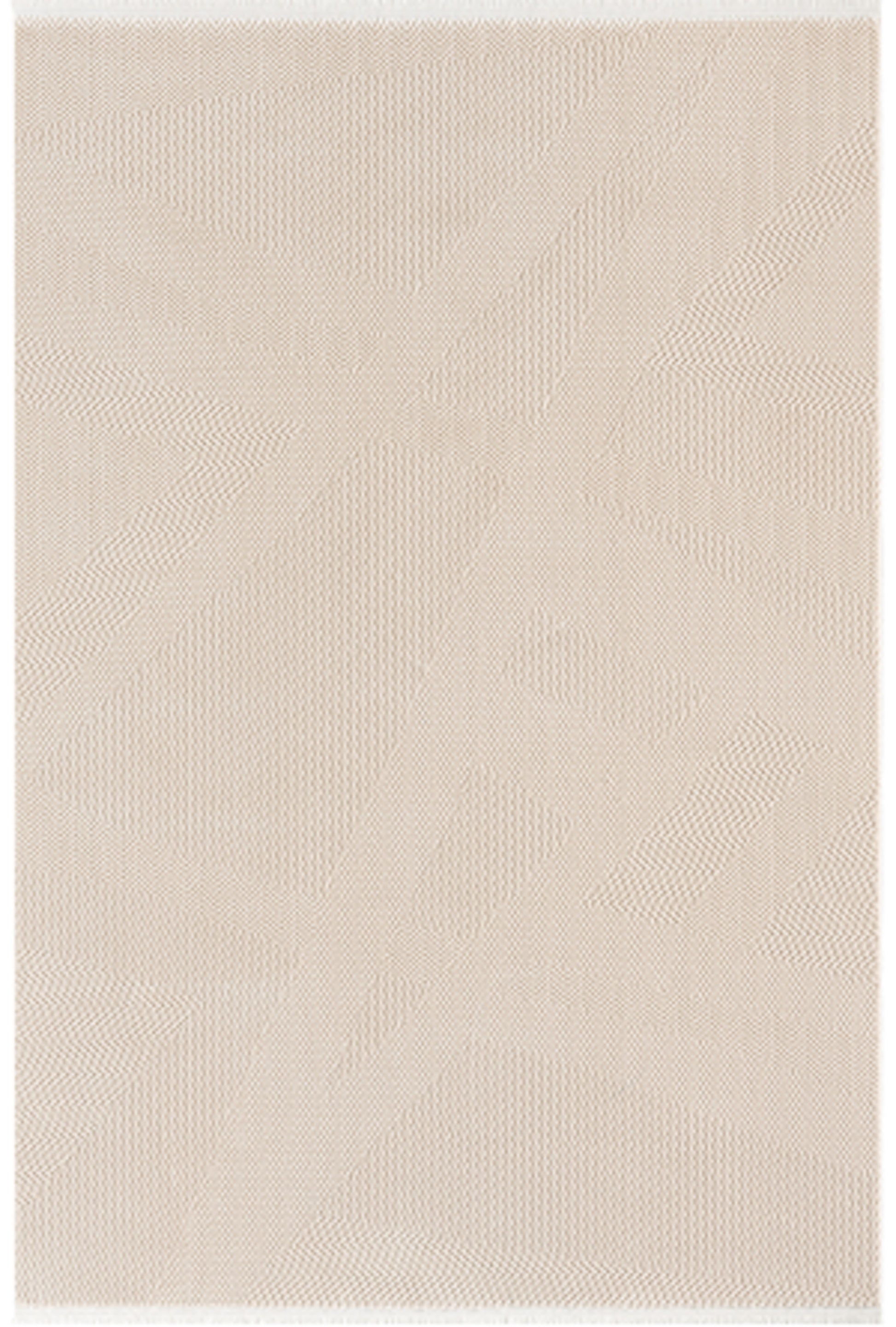 Bej Kabartmalı Soyut Modern Halı-Pera Halı