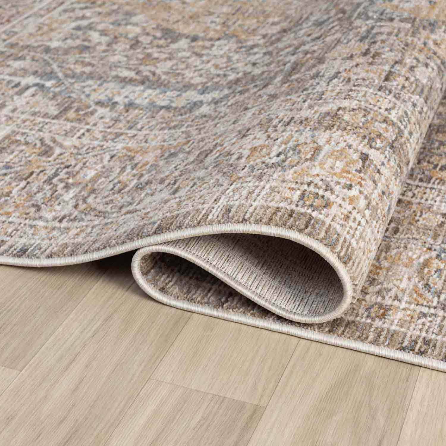 Bej Kahve Çok Renkli Klasik Halı-Pera Halı