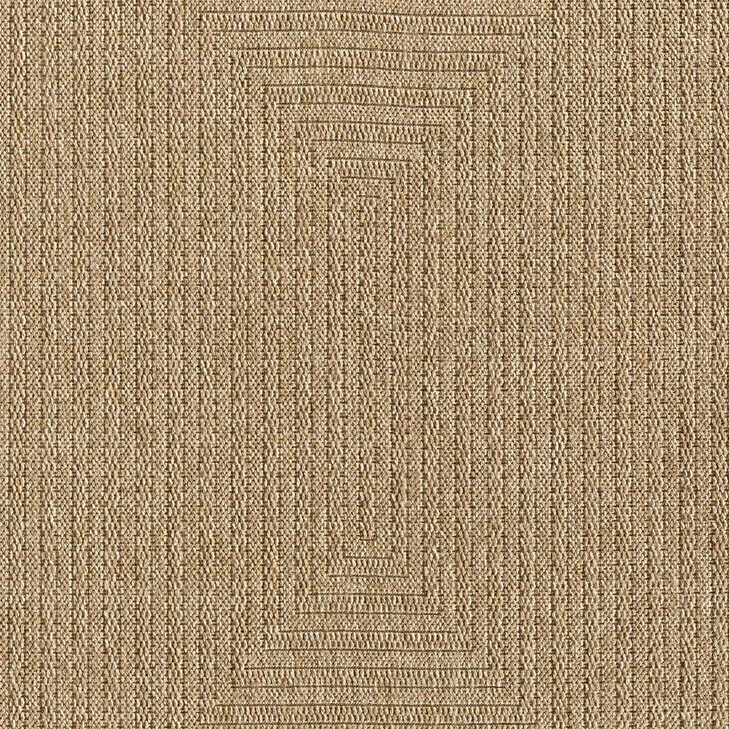 Bej Krem Dikdörtgen Desenli Modern Halı-Pera Halı