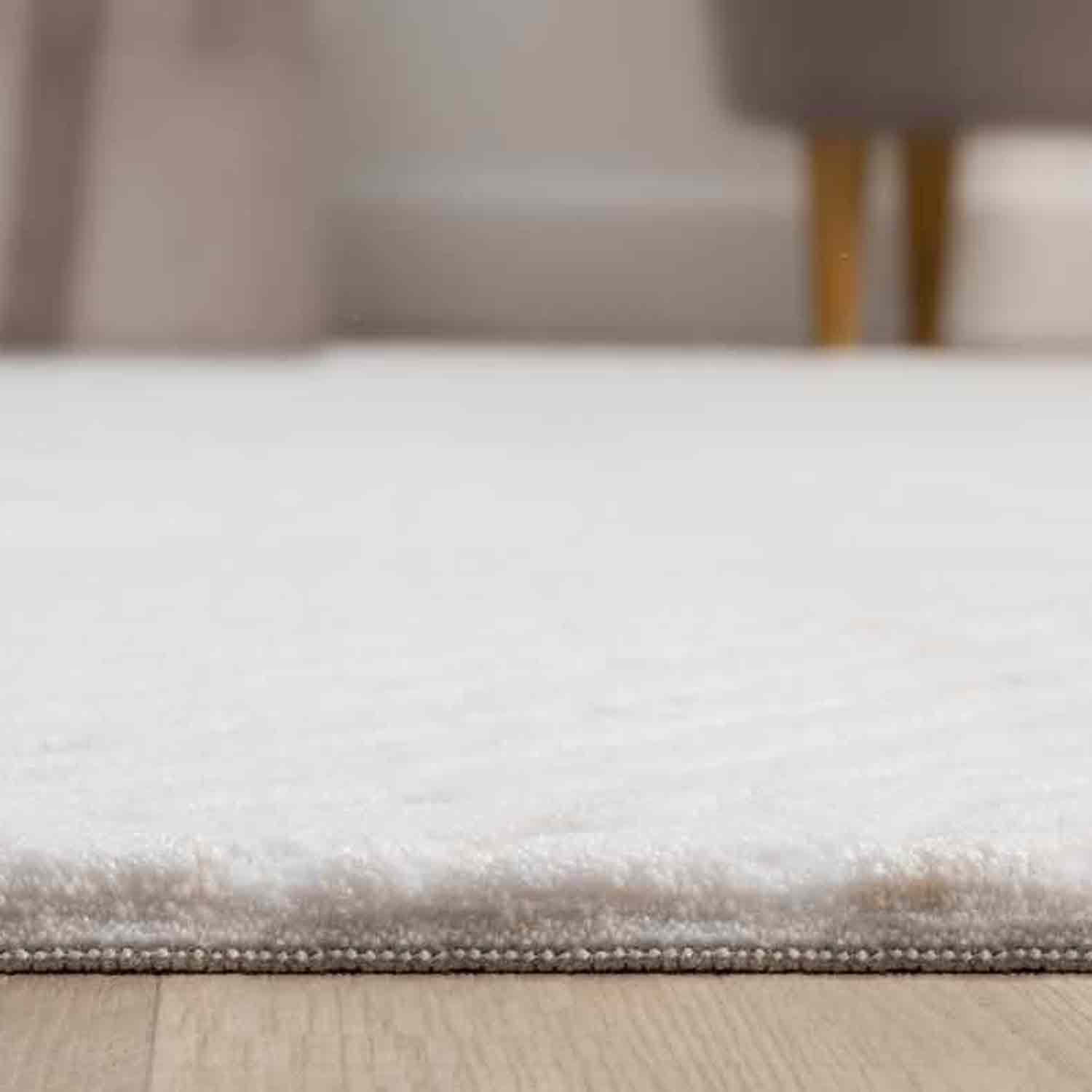 Bej Krem Soyut Çizgili Modern Halı-Pera Halı