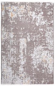 Beyaz Bej Çift Taraflı Modern Yıkanabilir Antibakteriyel Halı-Pera Halı