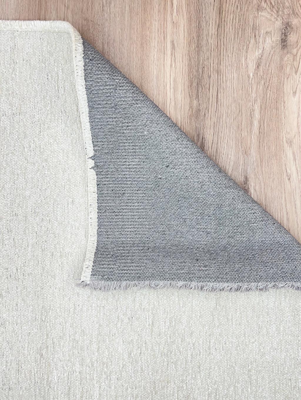 Beyaz Bej Modern Düz Yıkanabilir Antibakteriyel Halı-Pera Halı