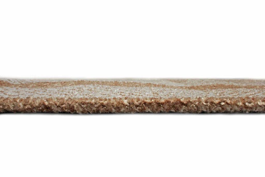 Beyaz Bej Modern Yıkanabilir Antibakteriyel Salon Halısı-Pera Halı