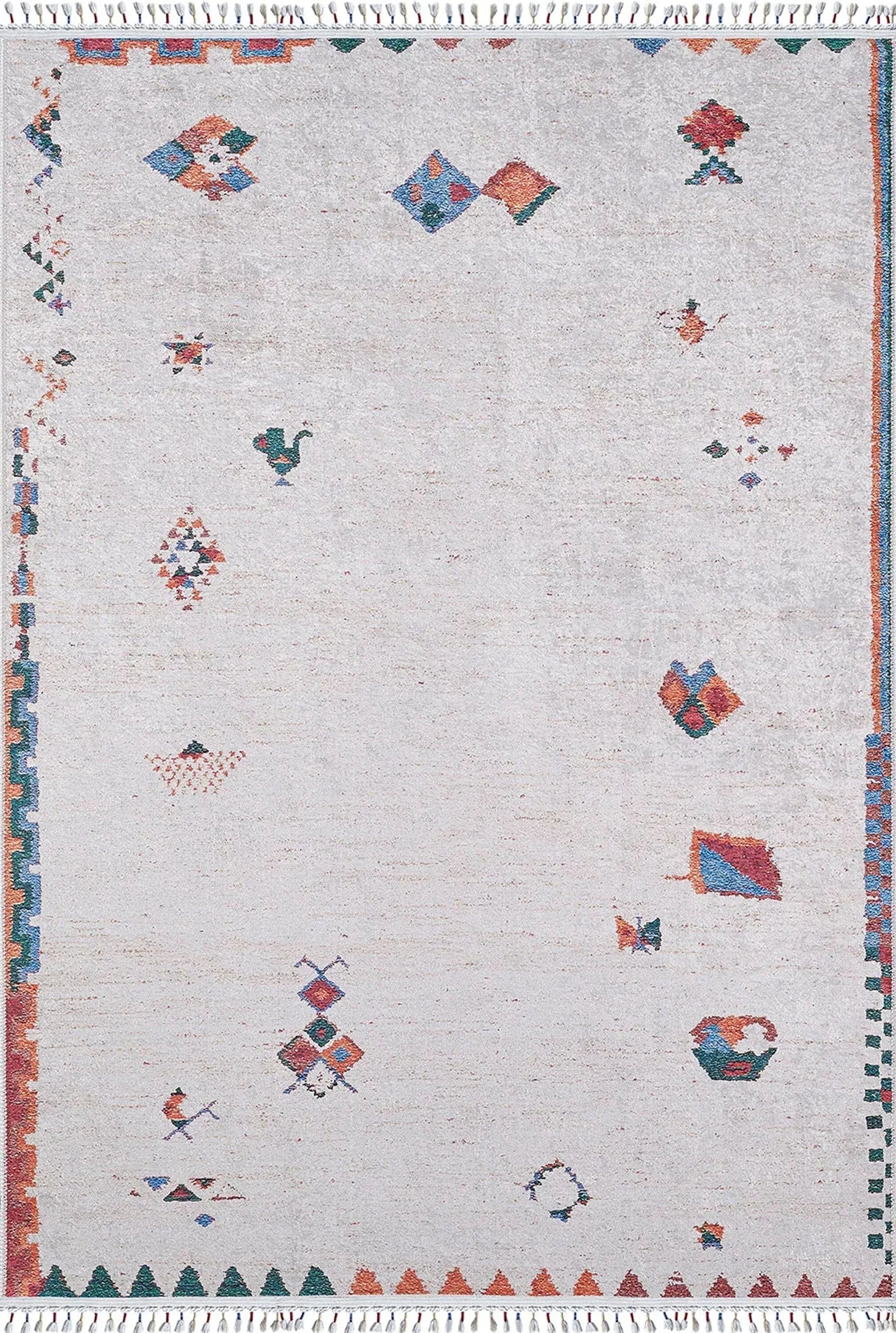 Beyaz Fildişi Kilim Halı-Pera Halı