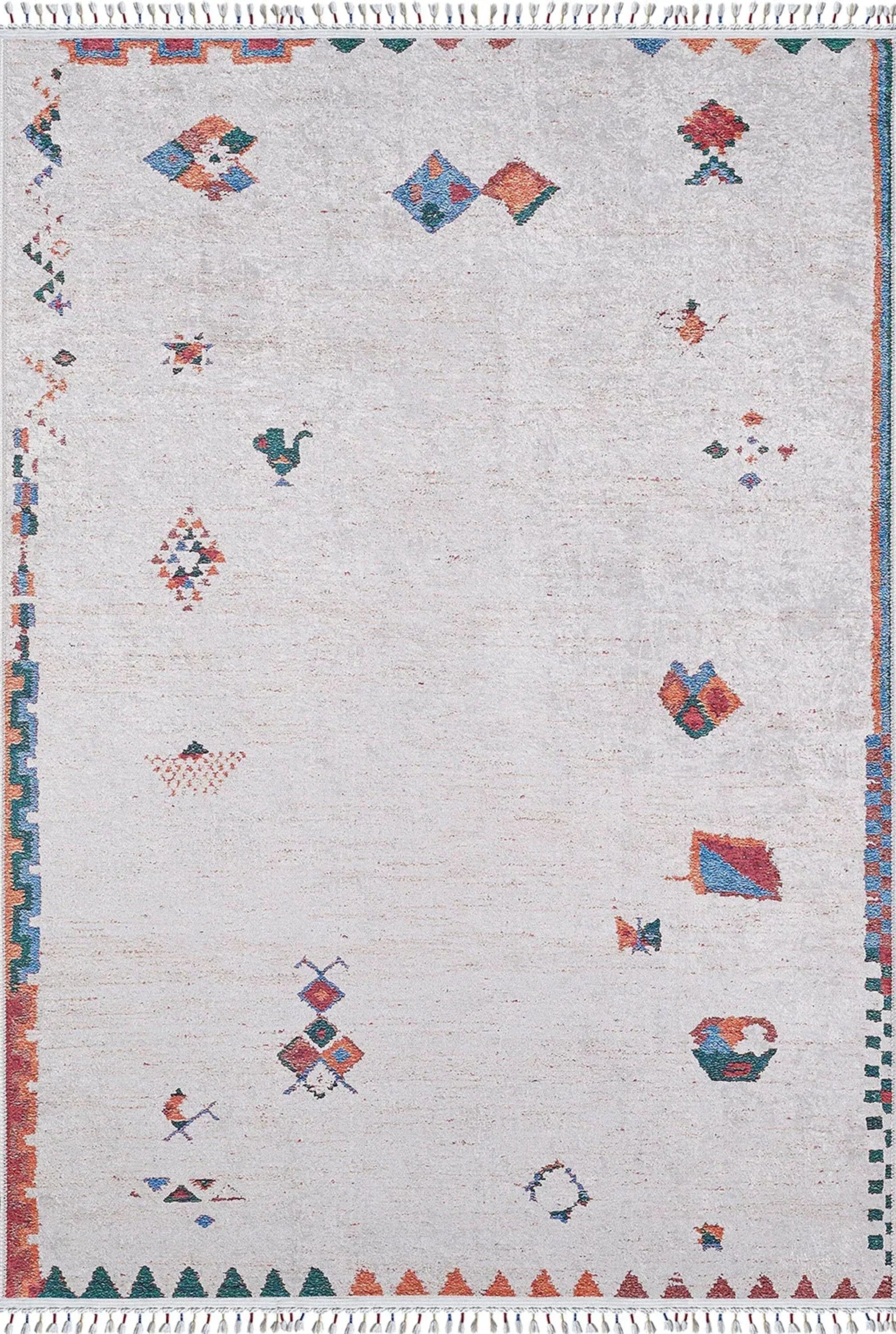 Beyaz Fildişi Kilim Halı-Pera Halı