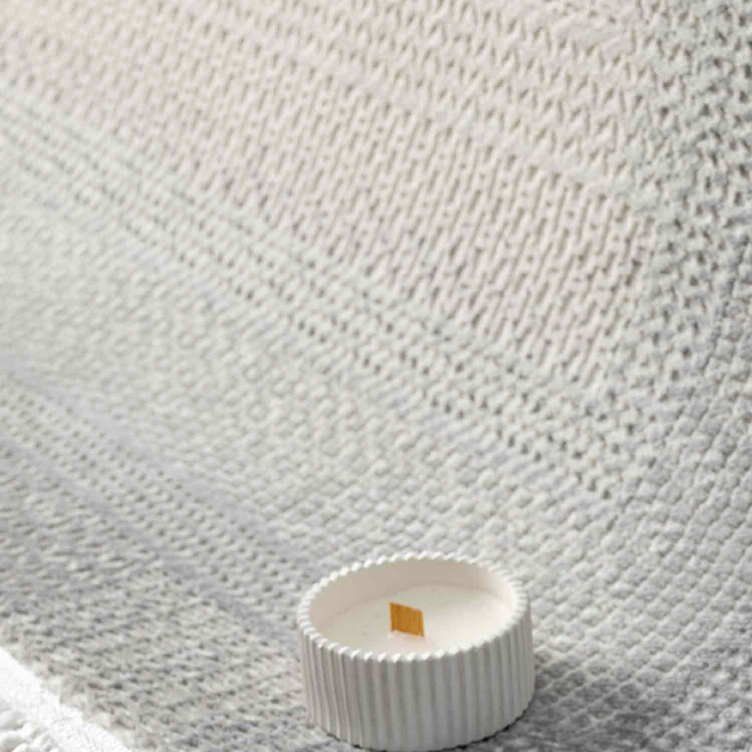 Beyaz Gri Gradien Bordürlü Modern Halı-Pera Halı