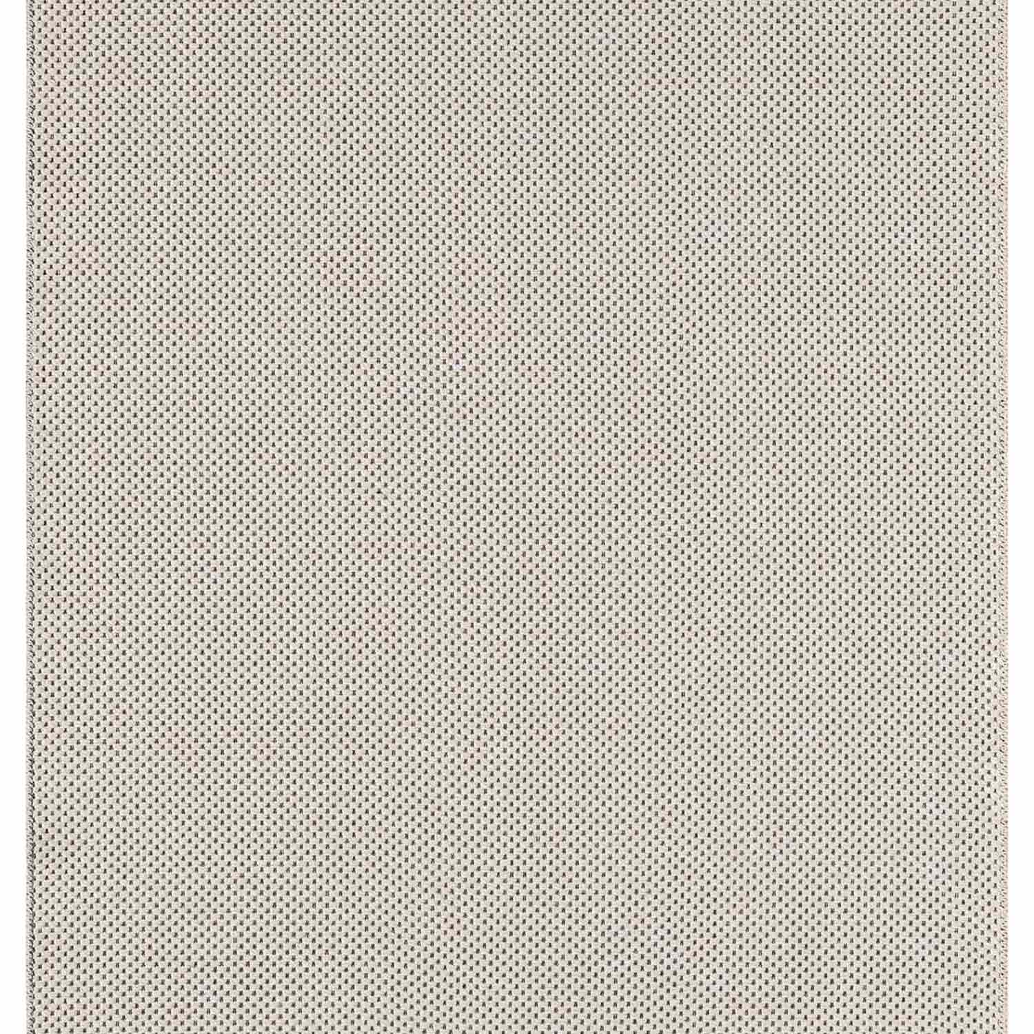 Beyaz Krem Siyah Melanj Noktalı Modern Halı-Pera Halı