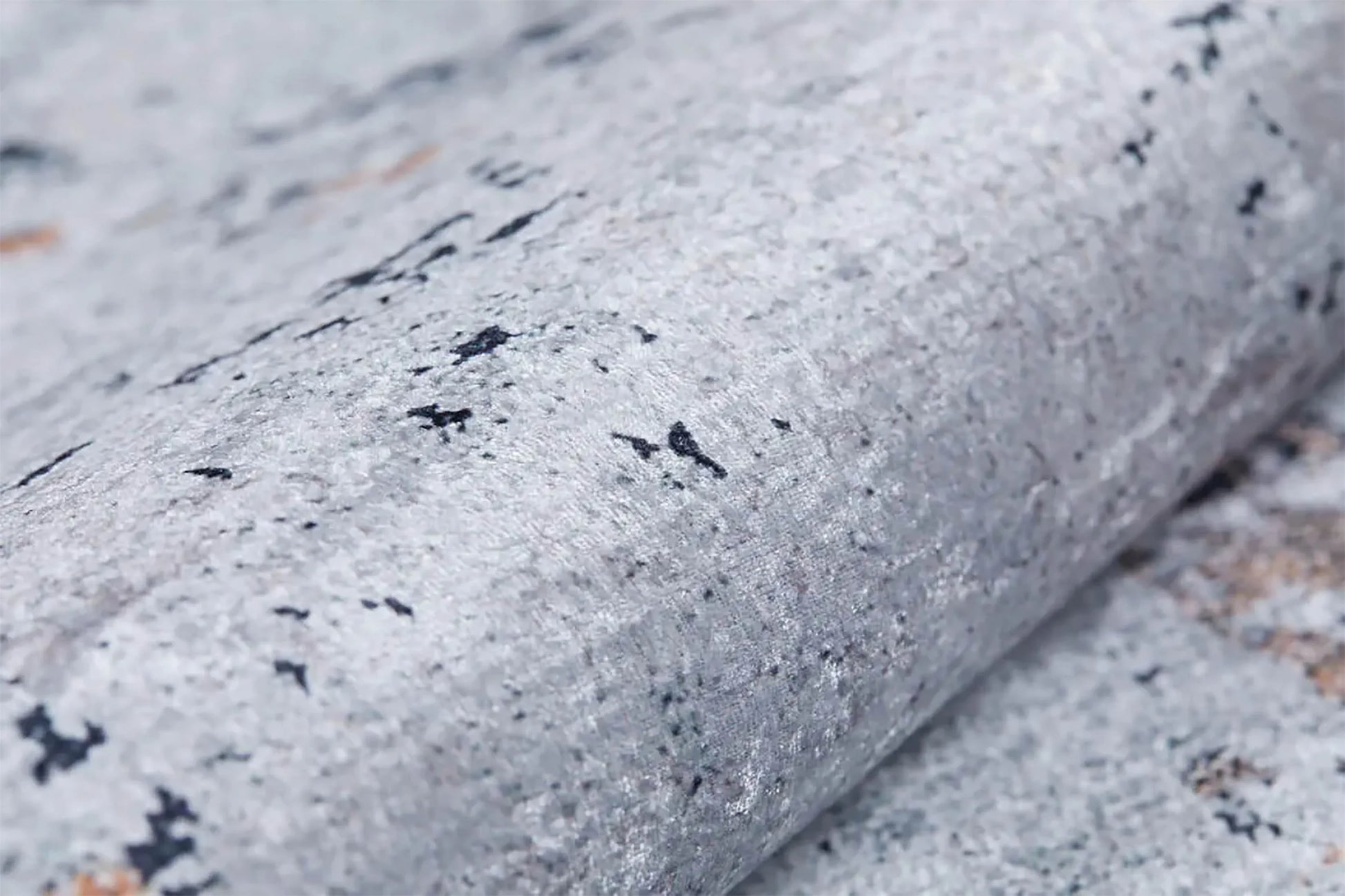 Beyaz, Pas ve Siyah Modern Soyut Sanat Halısı-Pera Halı