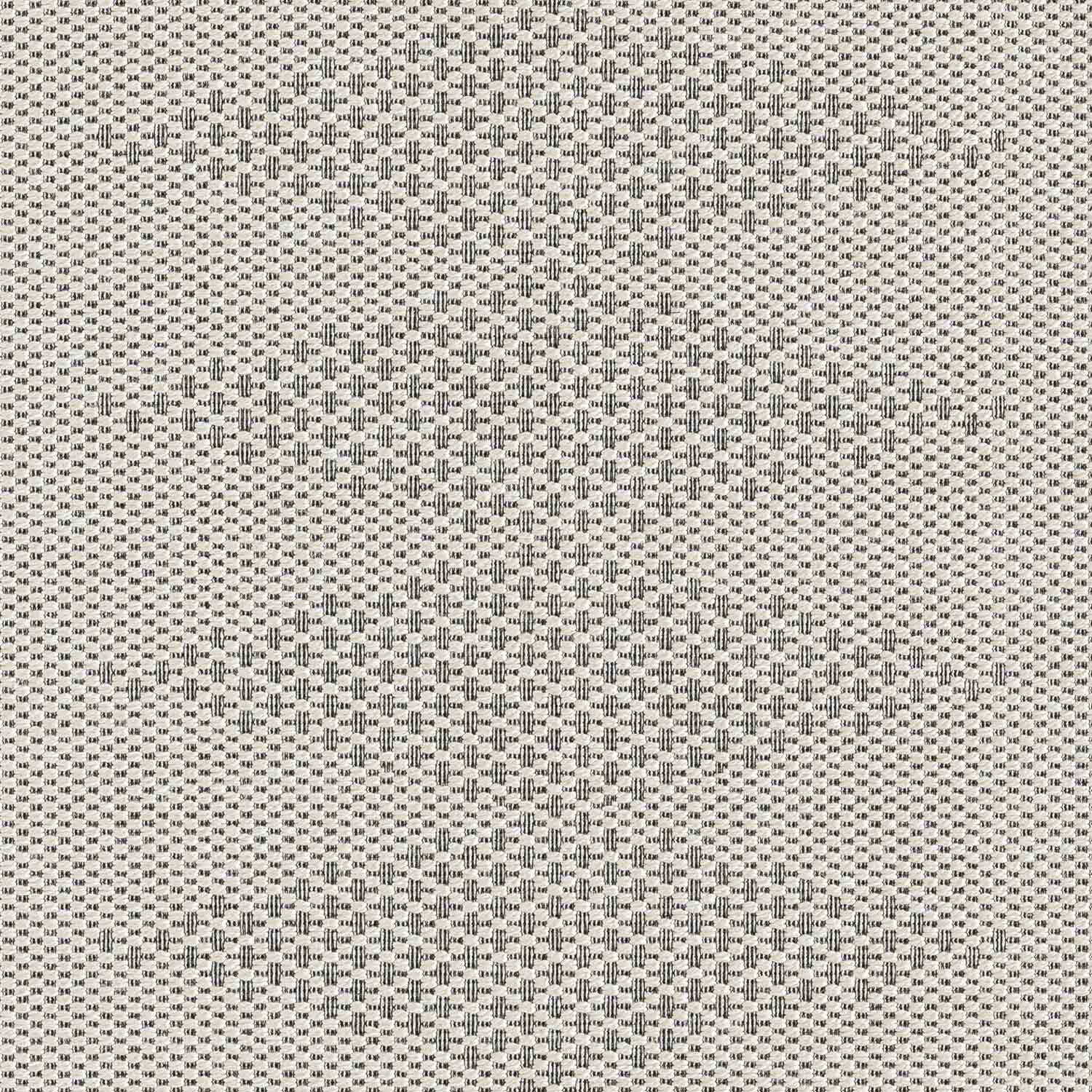 Beyaz Siyah Melanj Baklava Desenli Modern Halı-Pera Halı