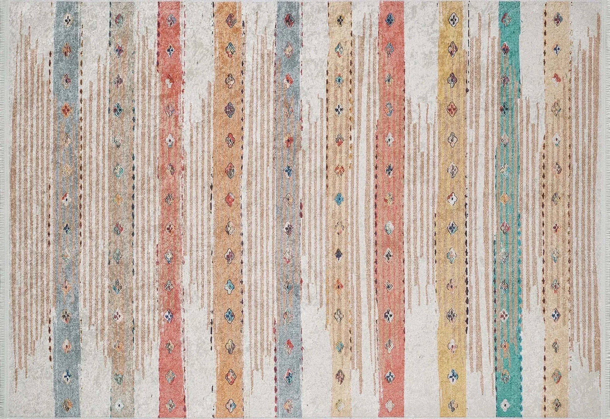 Bohem Renkli Çocuk Odası Halısı-Pera Halı