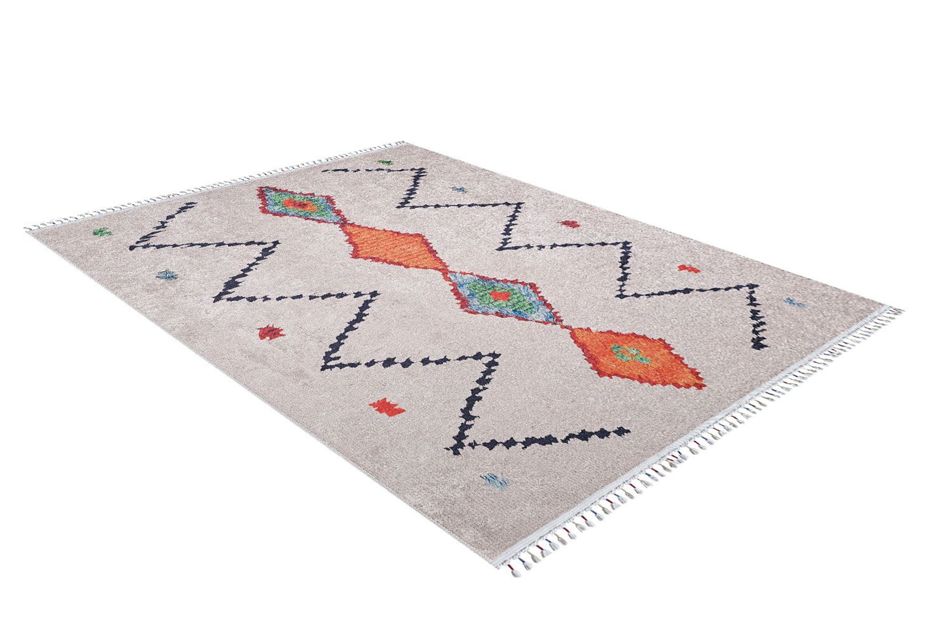 Fas Tarzı Beyaz Kilim Halı - Pera Halı