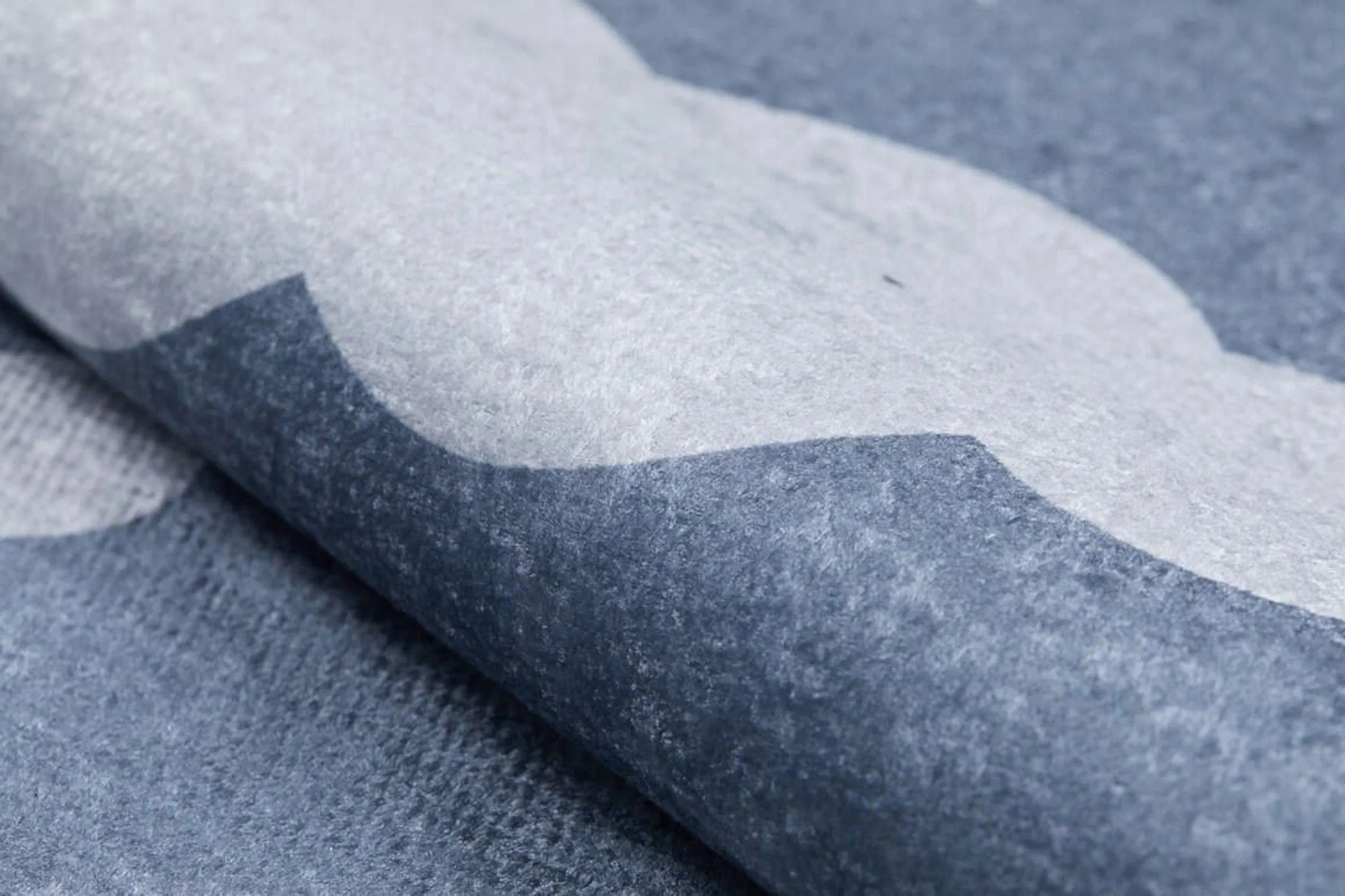 Bulut ve Yıldız Desenli Gri Çocuk Halısı-Pera Halı