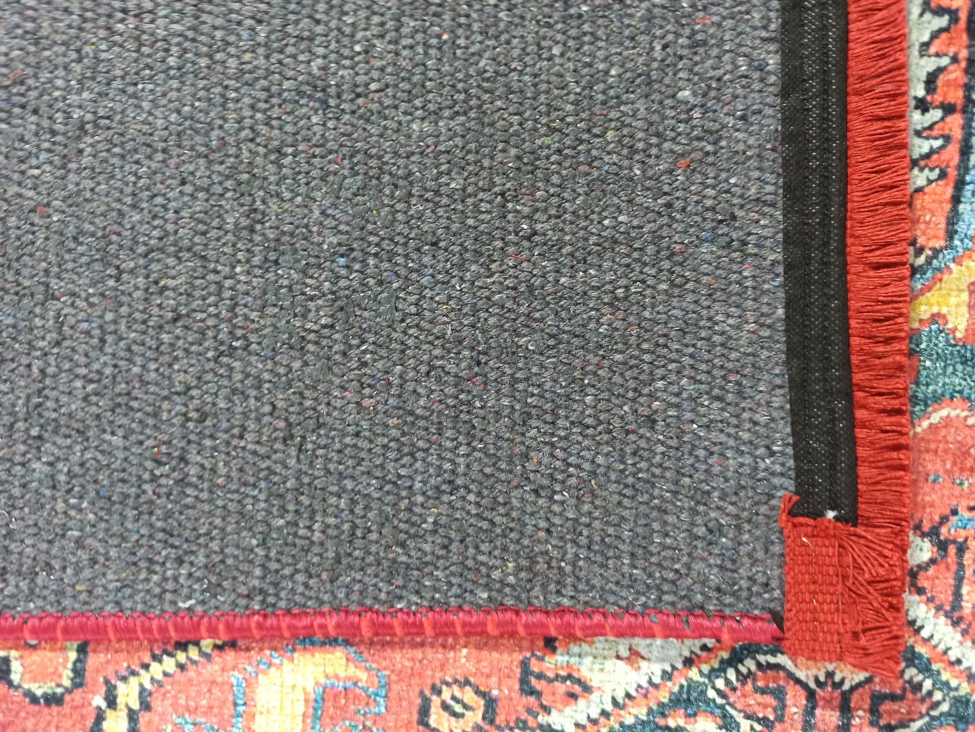 Canlı Kırmızı Çok Renkli Medallion Halı-Pera Halı