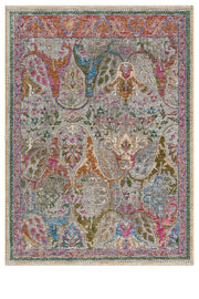 Çok Renkli Oryantal Klasik Eskitme Halı-Pera Halı