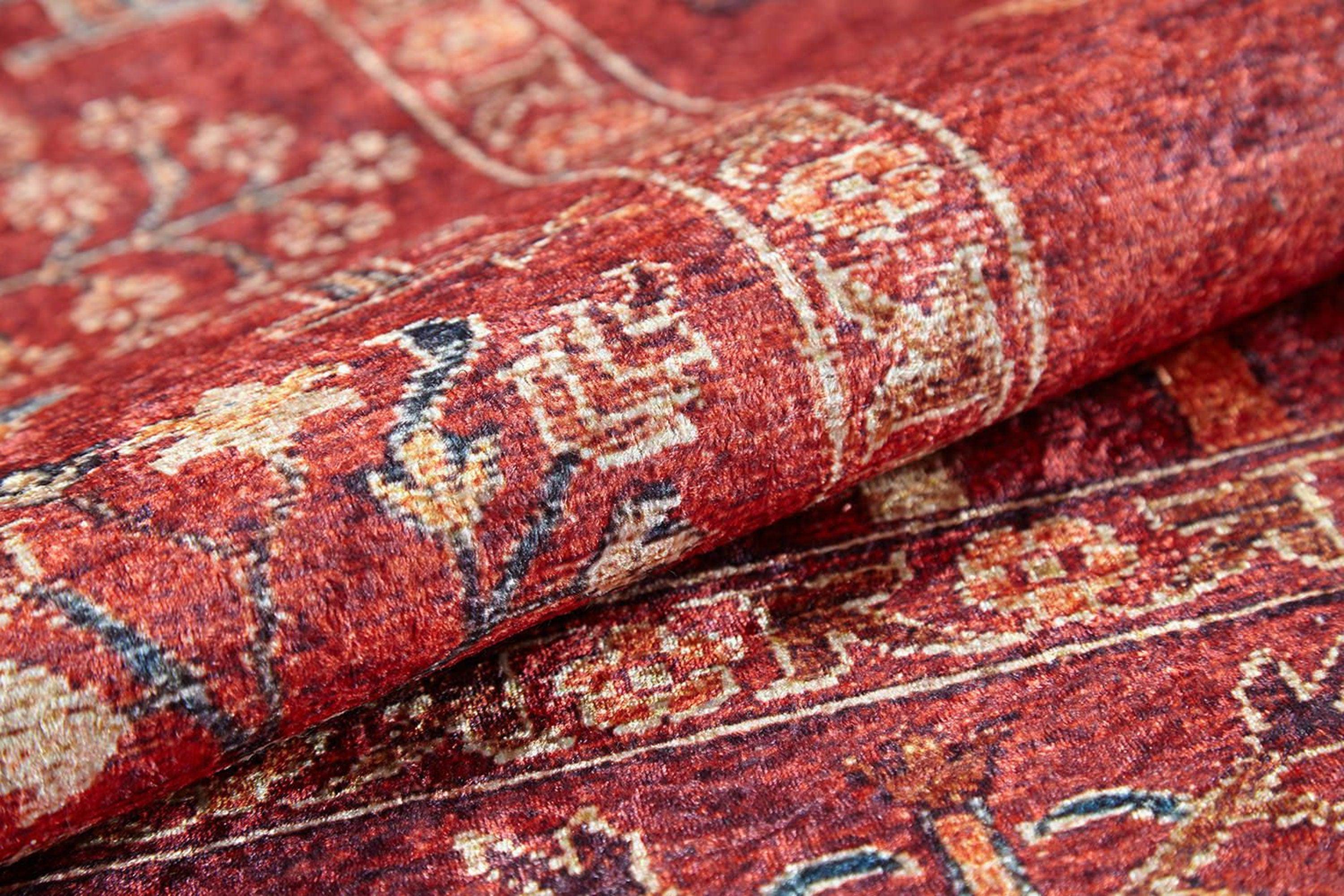 Etnik Kırmızı Anadolu Kilim Halı - Pera Halı
