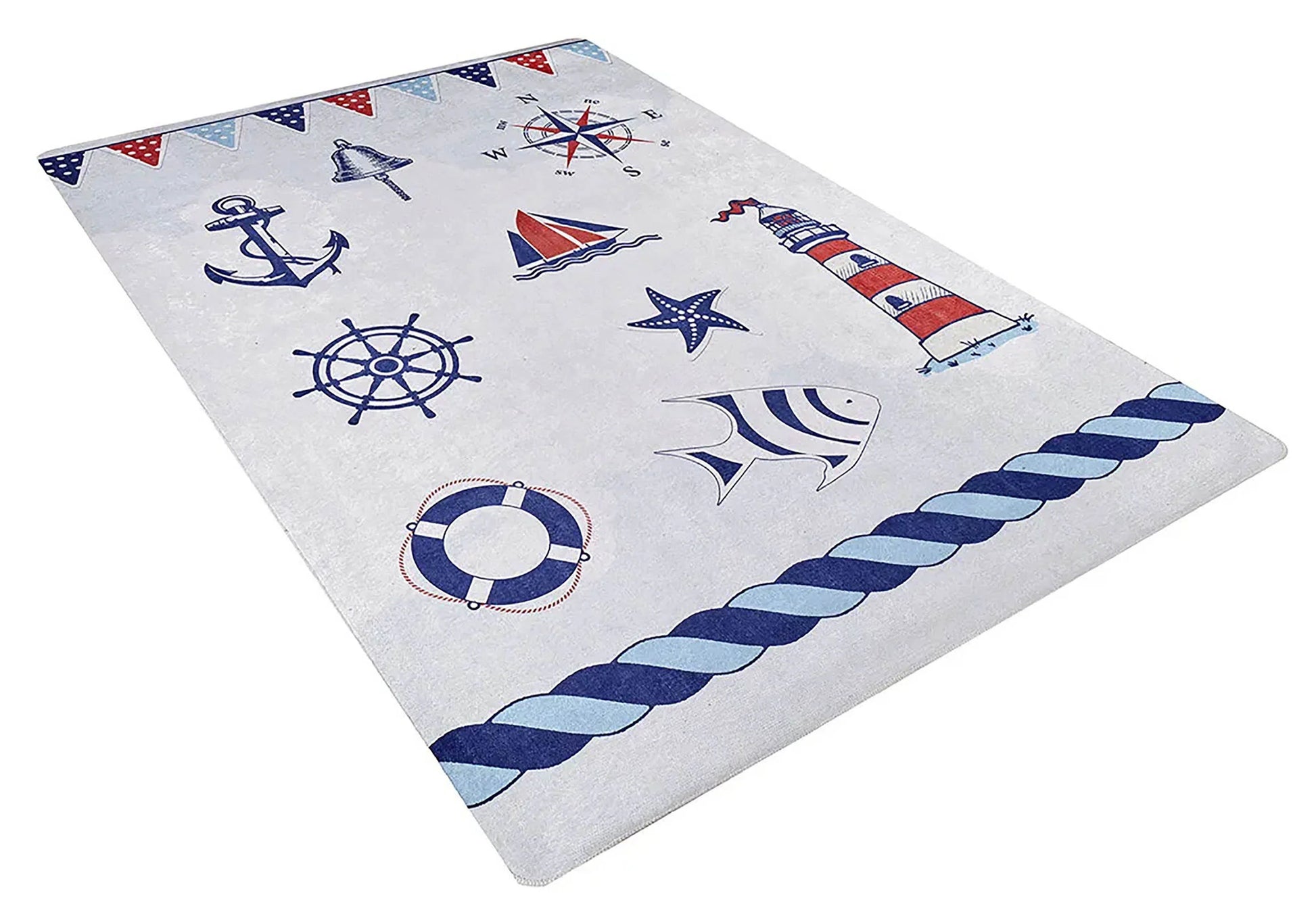 Denizci Temalı Çocuk Halısı-Pera Halı