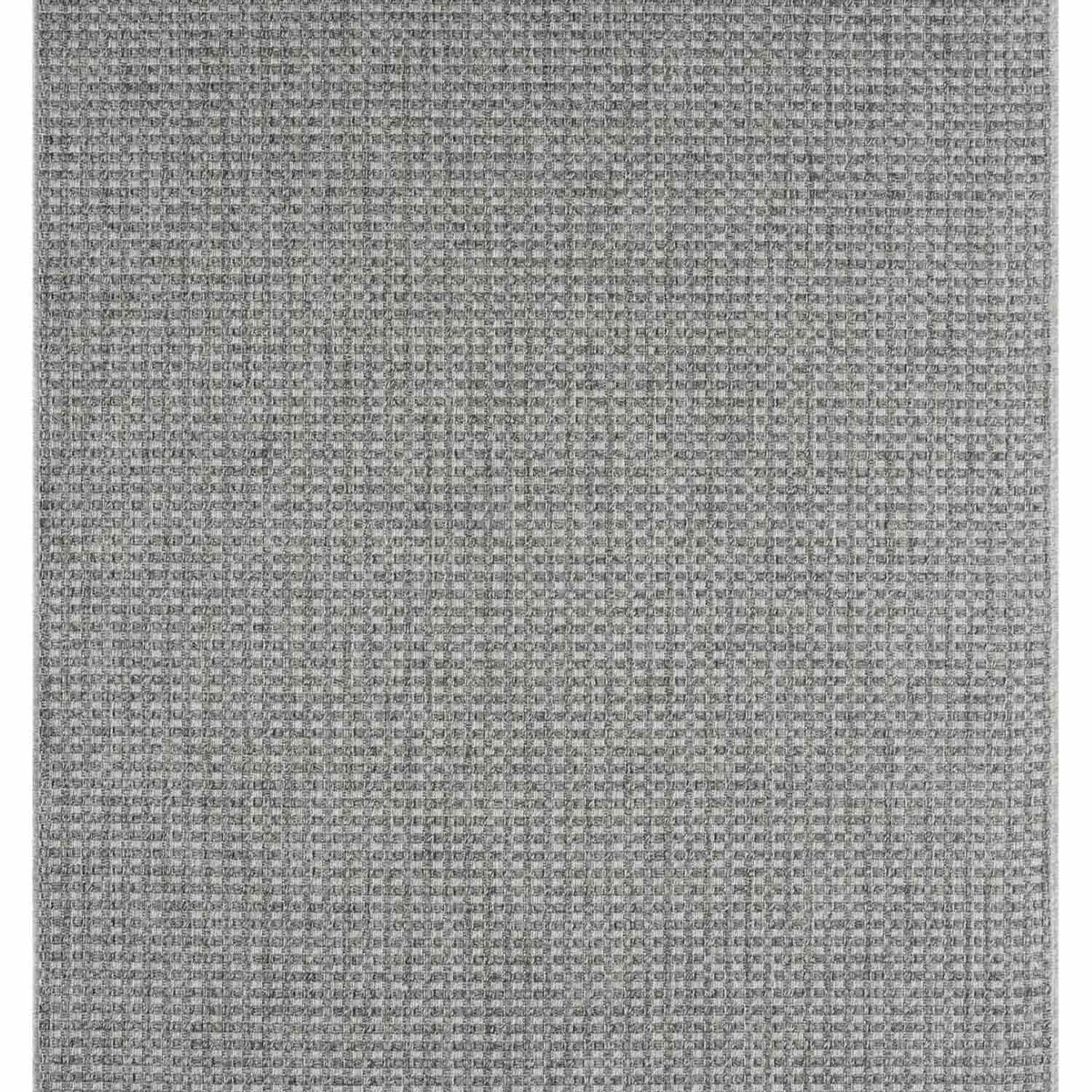 Düz Açık Gri Hasır Dokulu Modern Halı-Pera Halı