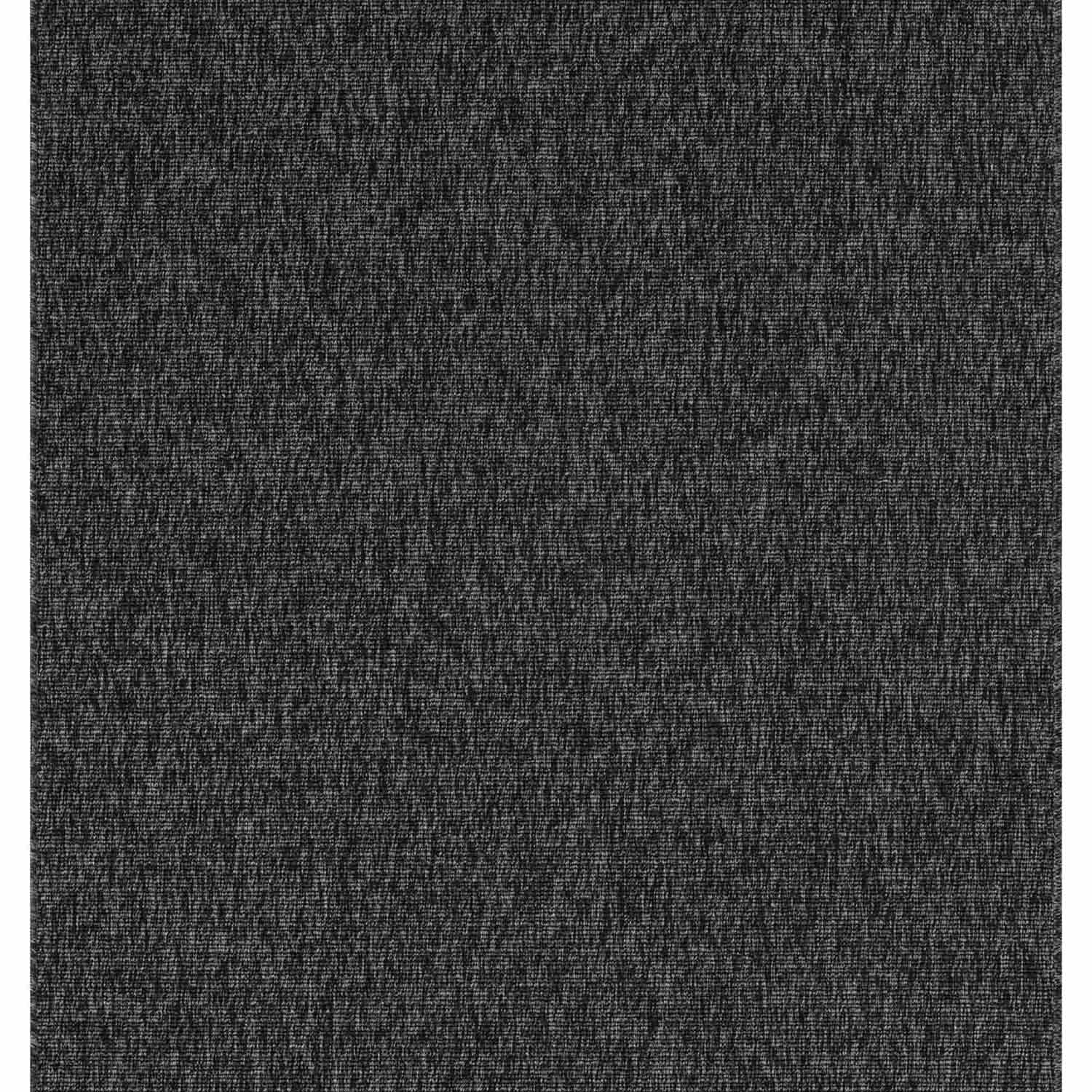 Düz Antrasit Siyah Jüt Görünümlü Modern Halı-Pera Halı