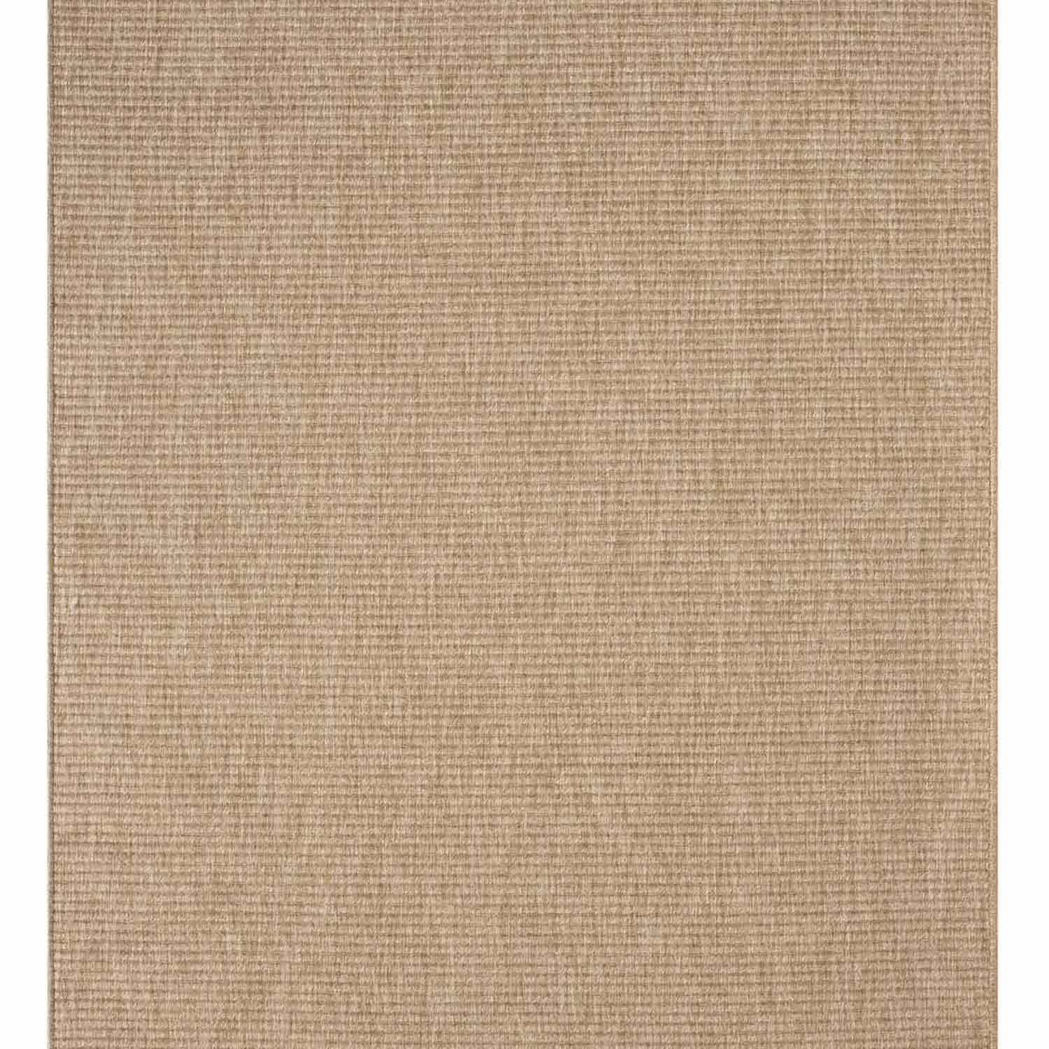 Düz Bej Kahve Tonlarında Hasır Dokulu Halı-Pera Halı