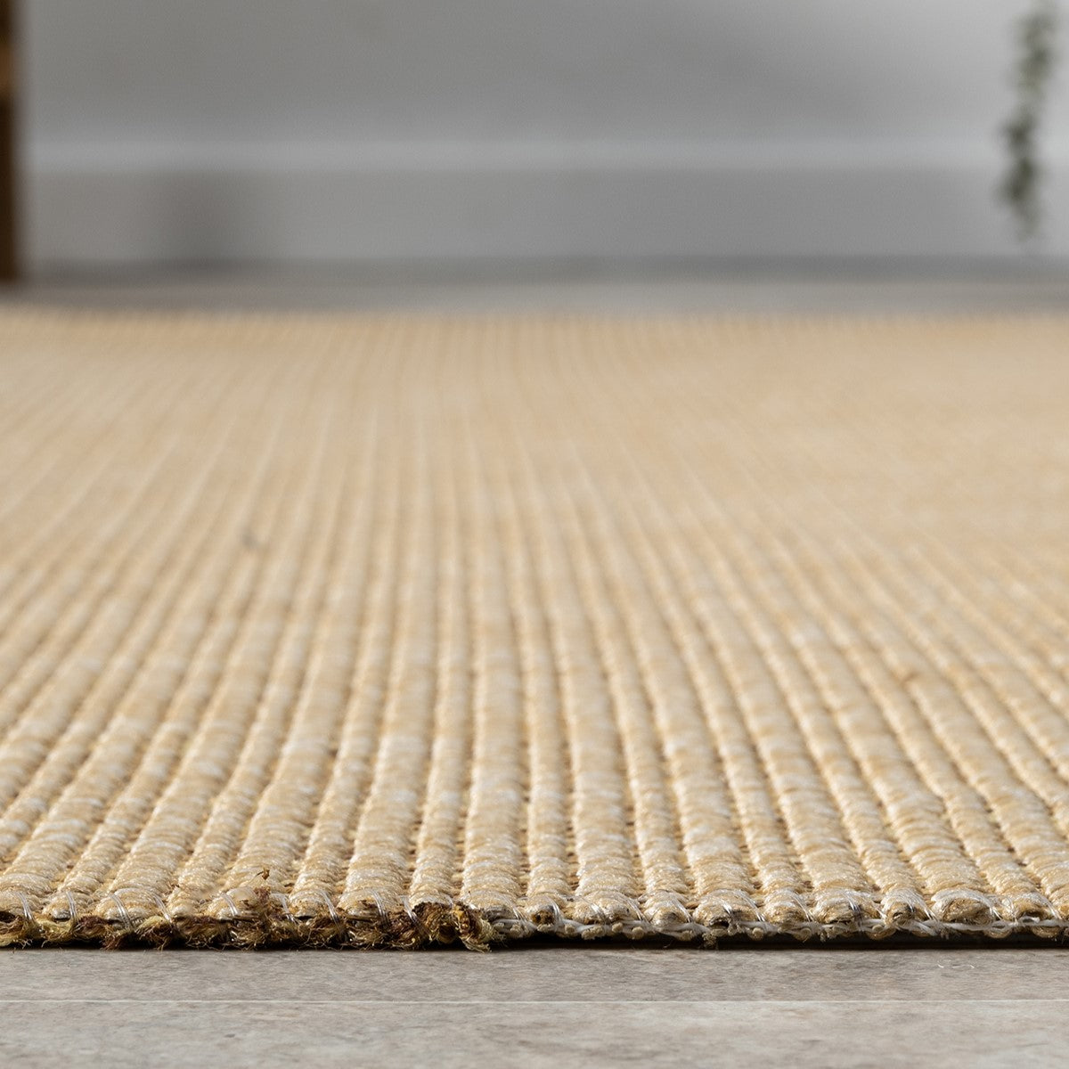 Düz Jüt Görünümlü Hasır Dokulu Modern Halı-Pera Halı